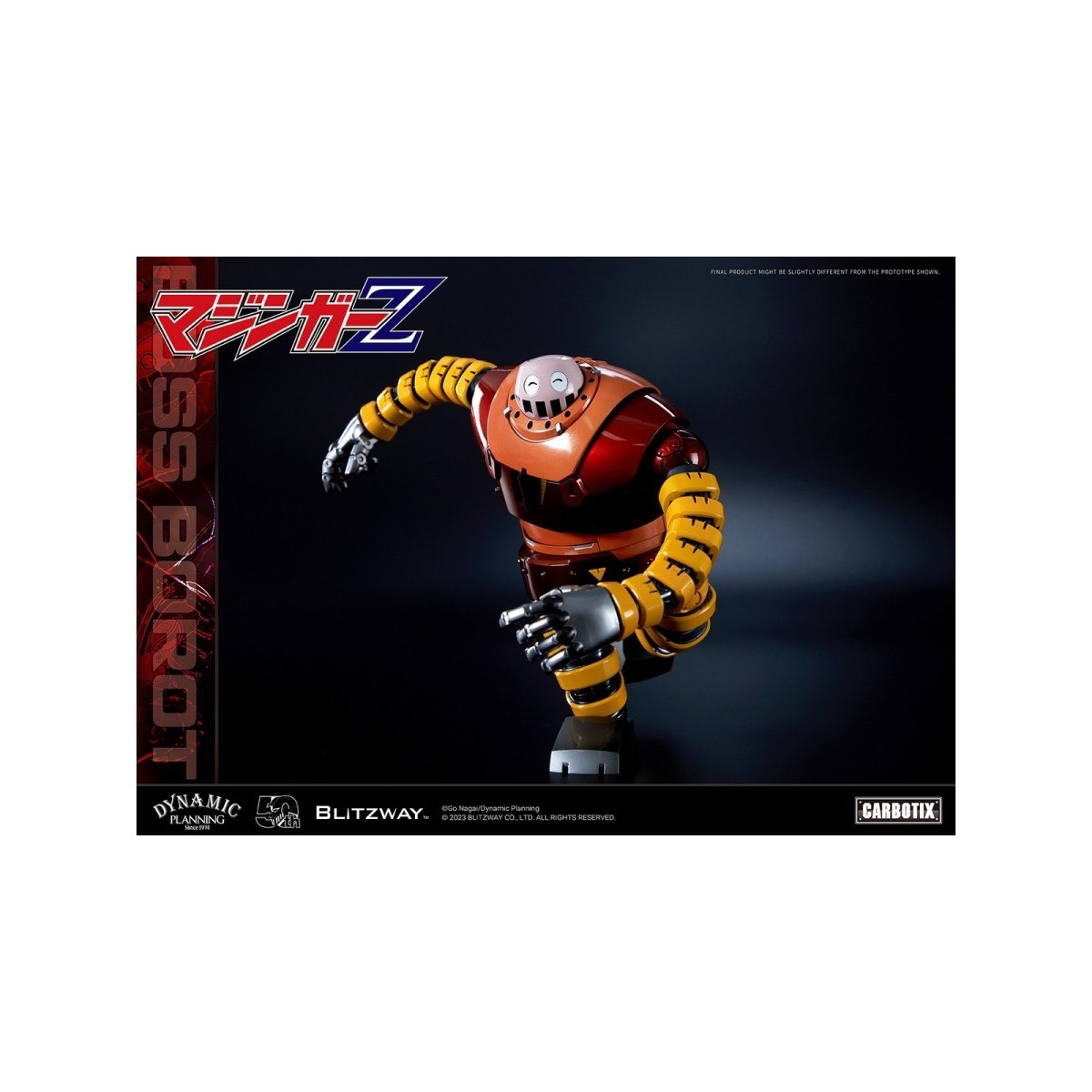 5PRO Studio Carbotix - Boss Borot - Figura d'azione ibrida in carbonio serie CX-005