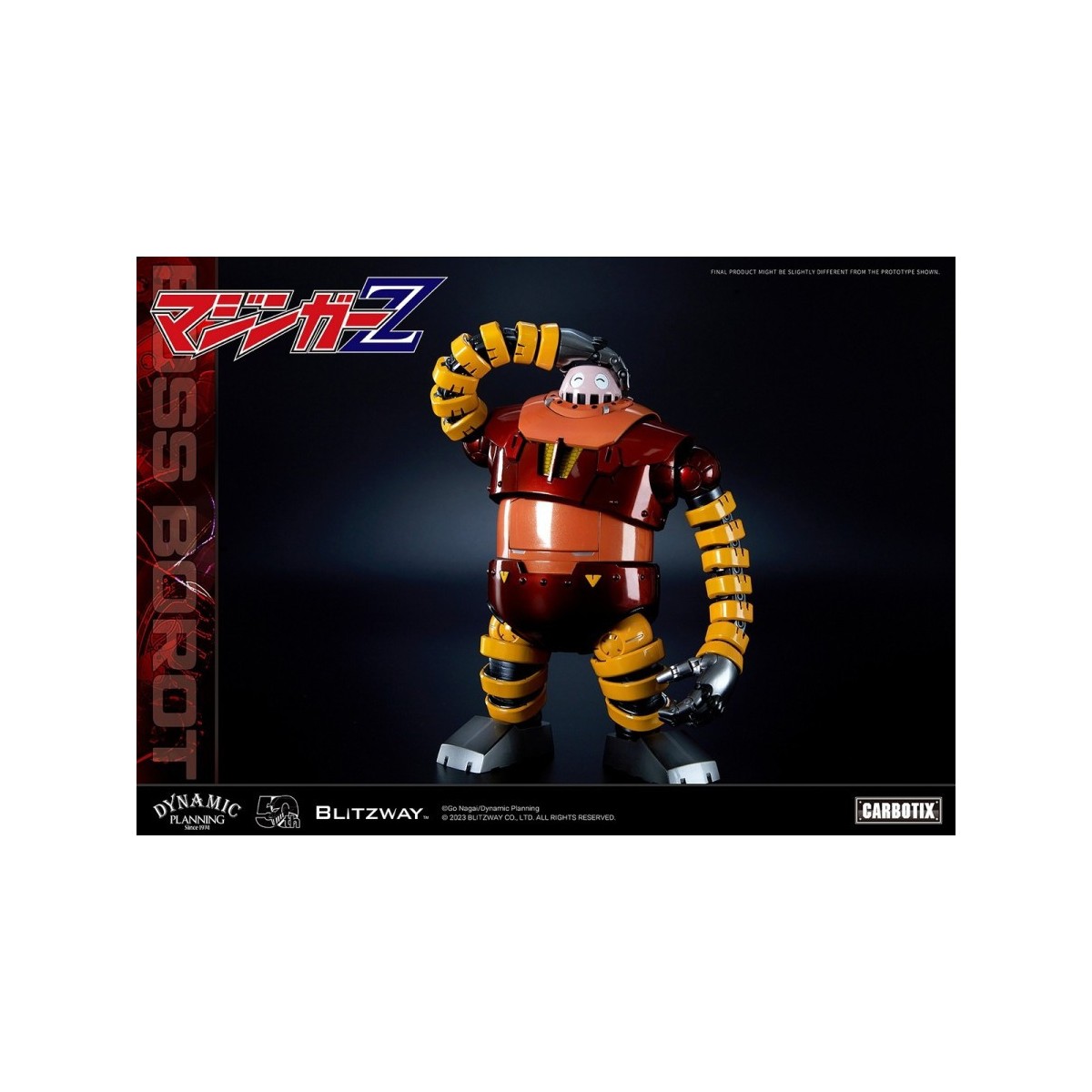 5PRO Studio Carbotix - Boss Borot - Figura d'azione ibrida in carbonio serie CX-005