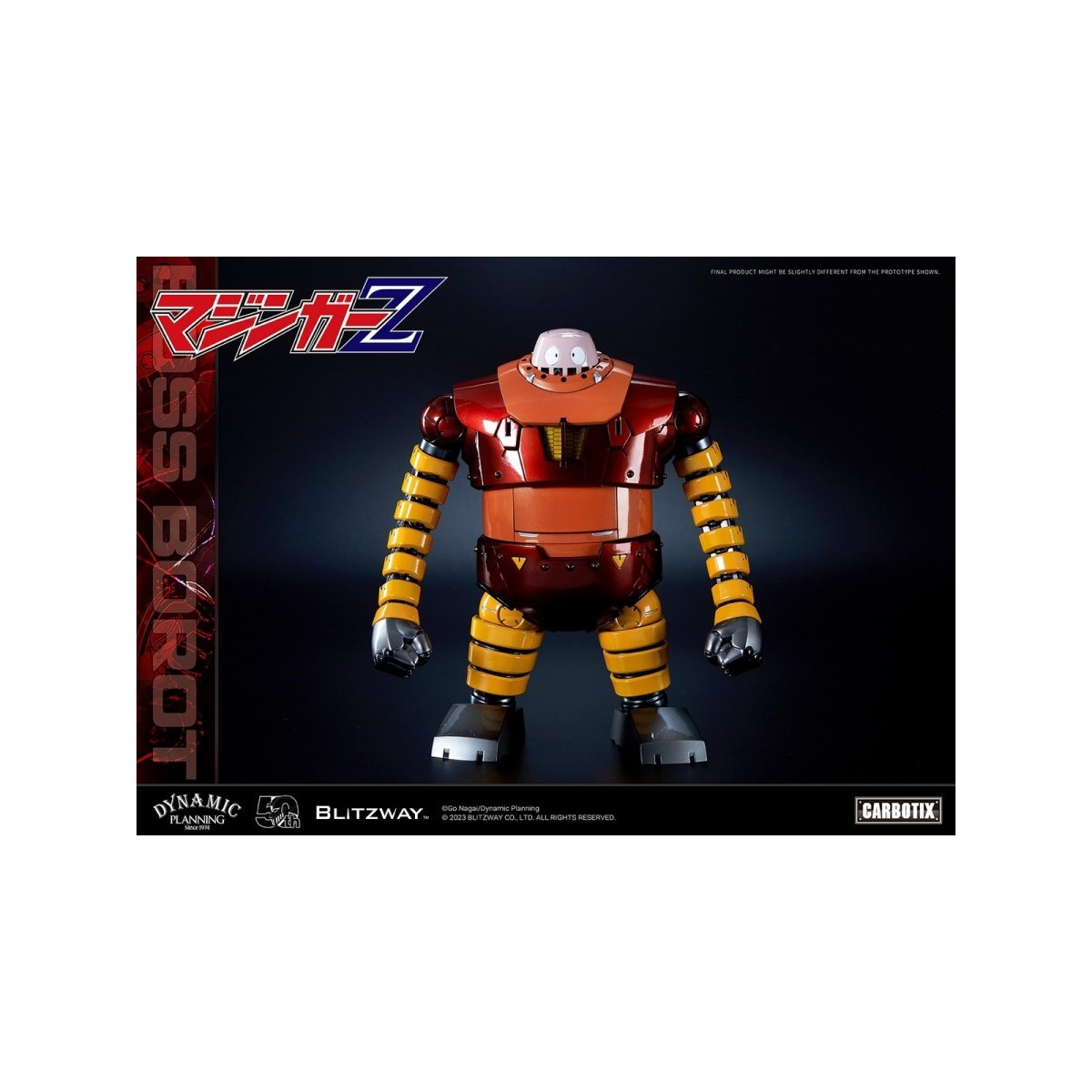 5PRO Studio Carbotix - Boss Borot - Figura d'azione ibrida in carbonio serie CX-005