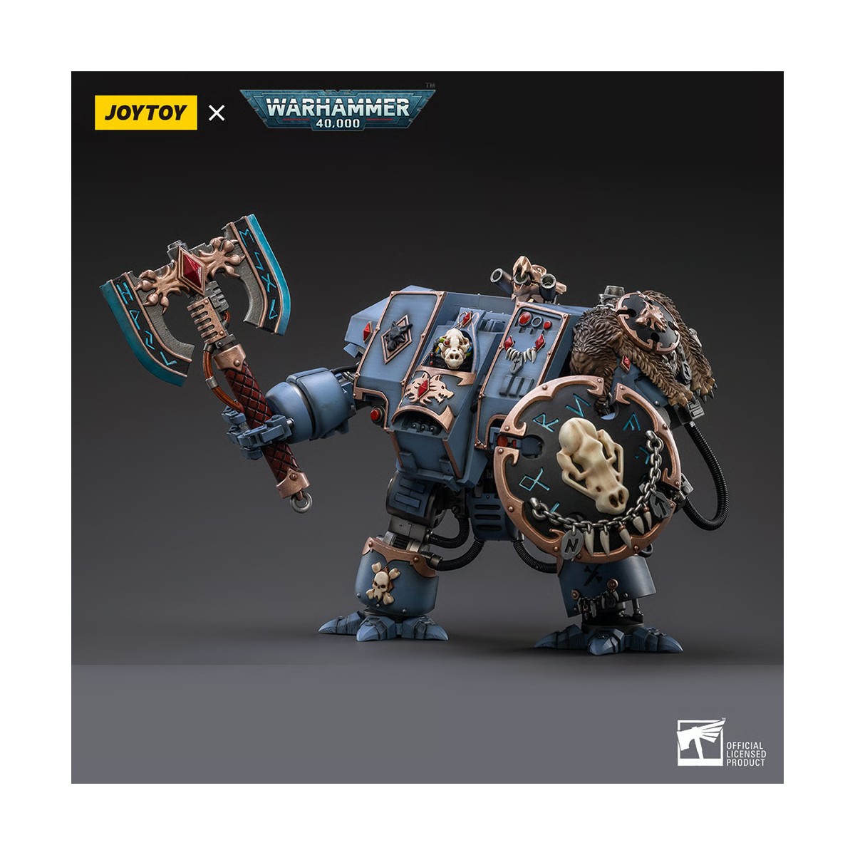 JoyToy - Lupi Spaziali - Venerabile Dreadnought Brother Hvor 1/18 - Warhammer 40K
