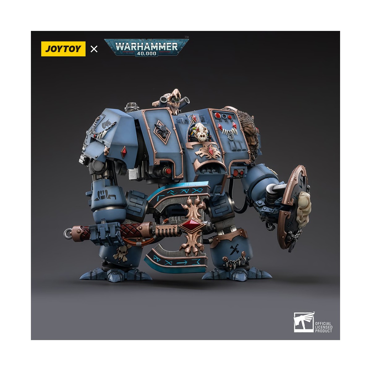 JoyToy - Lupi Spaziali - Venerabile Dreadnought Brother Hvor 1/18 - Warhammer 40K