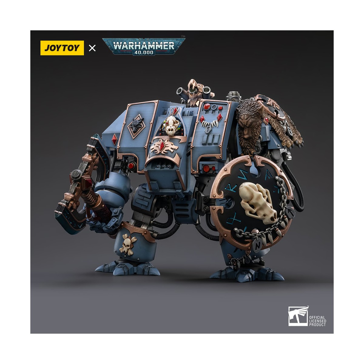 JoyToy - Lupi Spaziali - Venerabile Dreadnought Brother Hvor 1/18 - Warhammer 40K
