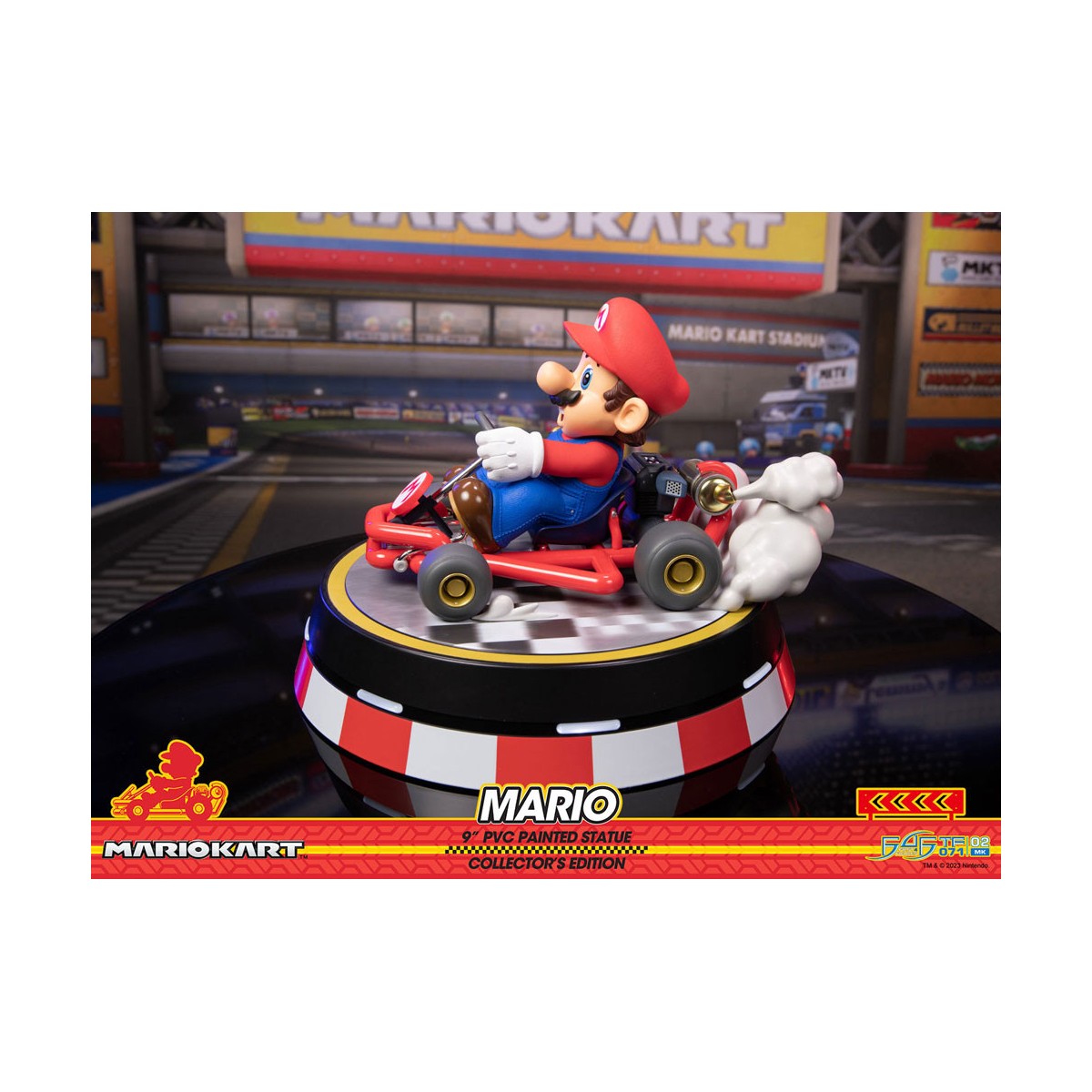 First 4 Figures - Statua in PVC di Mario Kart - MARIO Edizione da Collezione