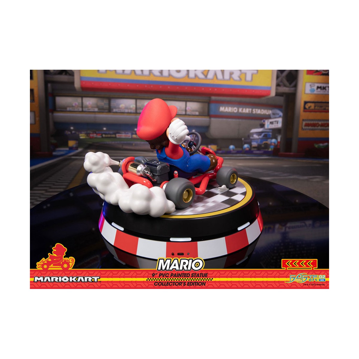 First 4 Figures - Statua in PVC di Mario Kart - MARIO Edizione da Collezione