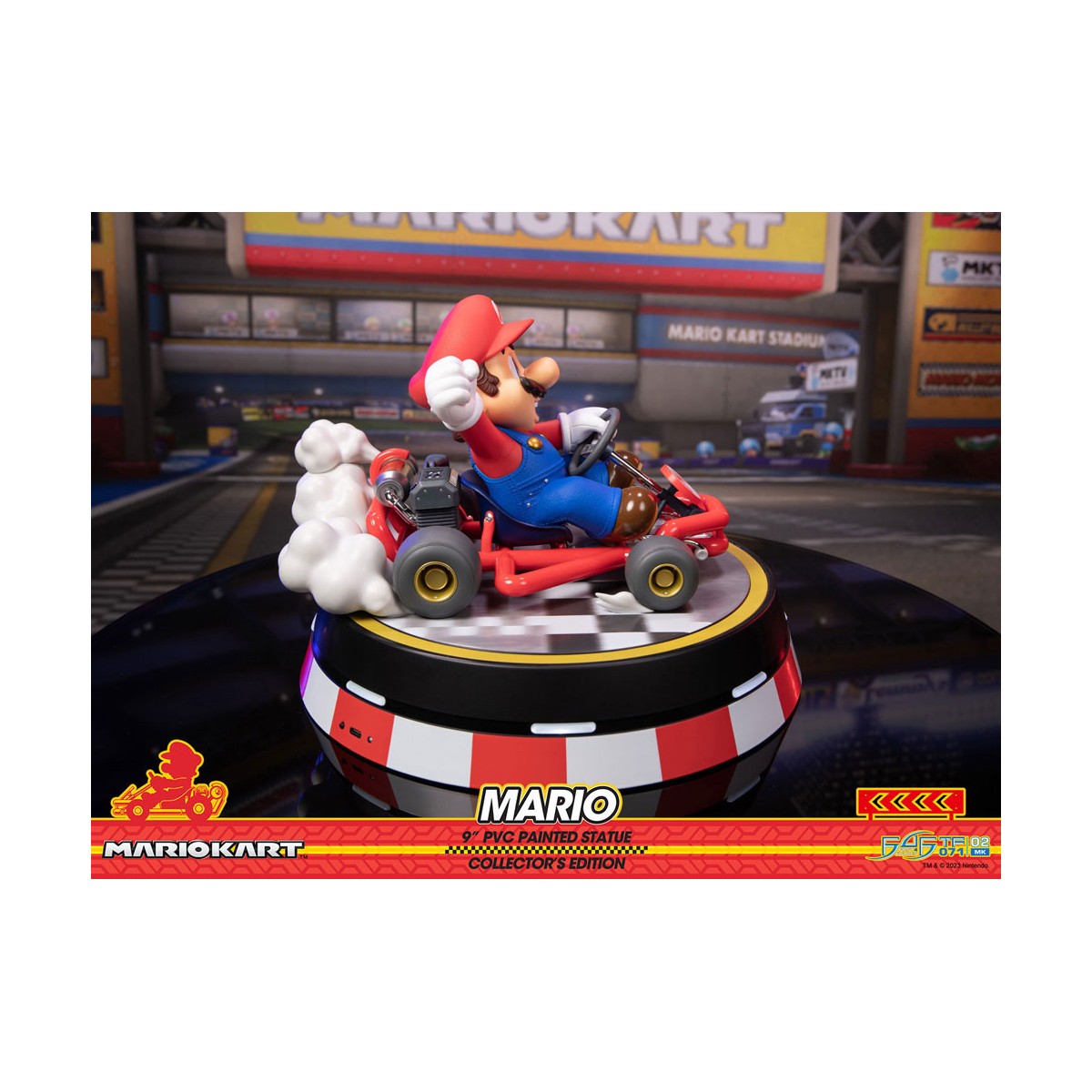 First 4 Figures - Statua in PVC di Mario Kart - MARIO Edizione da Collezione