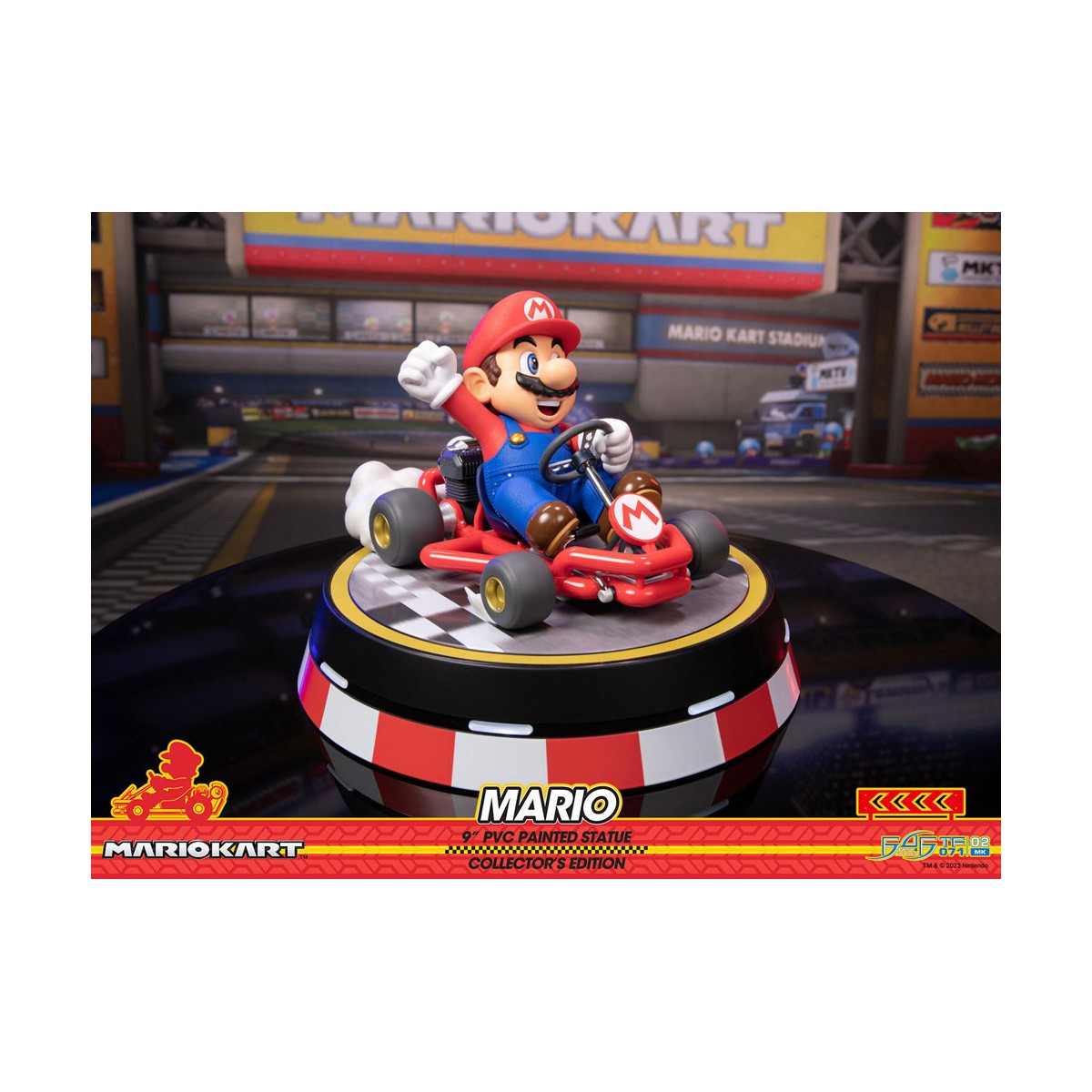 First 4 Figures - Statua in PVC di Mario Kart - MARIO Edizione da Collezione