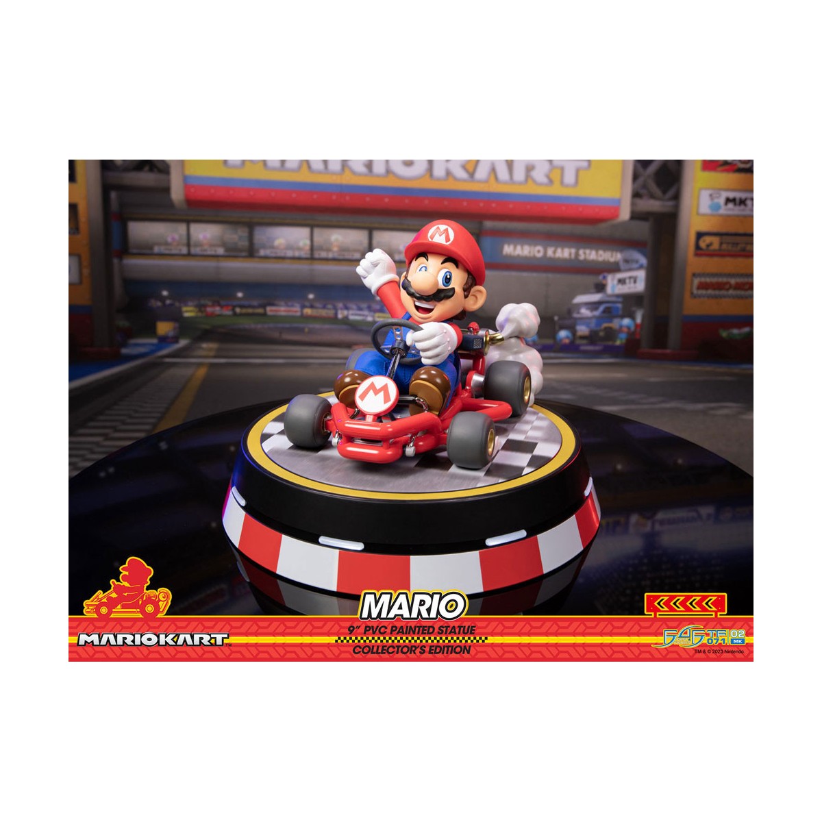 First 4 Figures - Statua in PVC di Mario Kart - MARIO Edizione da Collezione