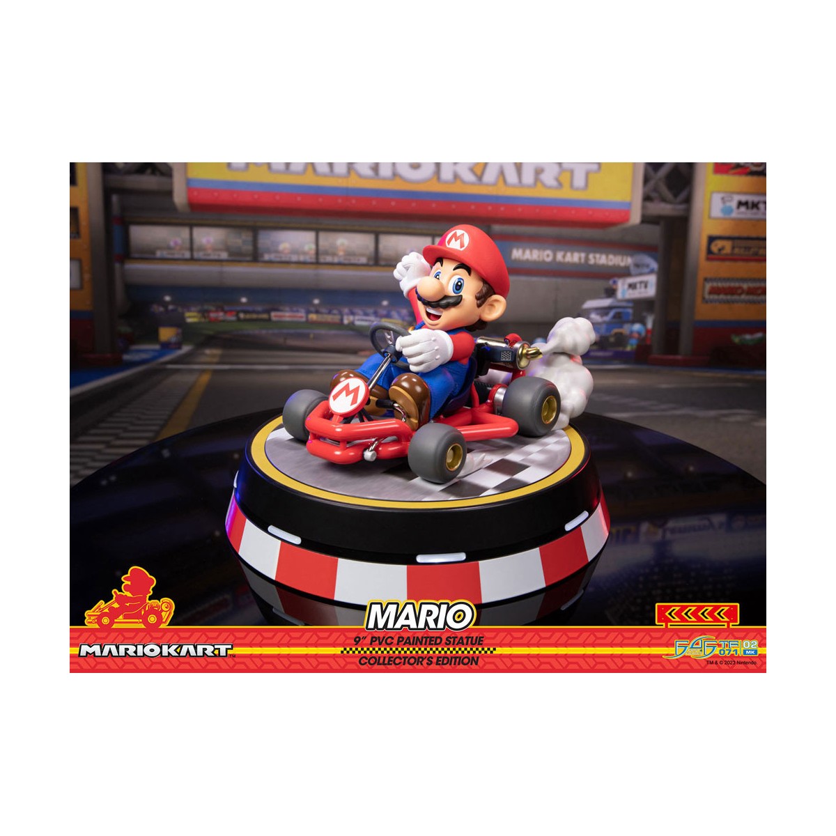 First 4 Figures - Statua in PVC di Mario Kart - MARIO Edizione da Collezione