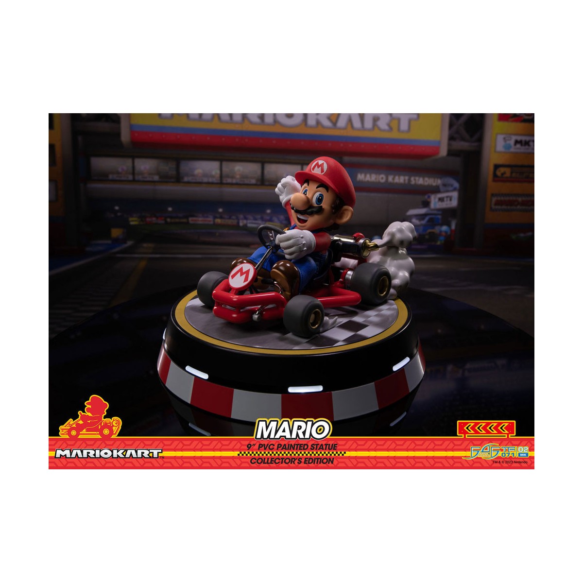First 4 Figures - Statua in PVC di Mario Kart - MARIO Edizione da Collezione