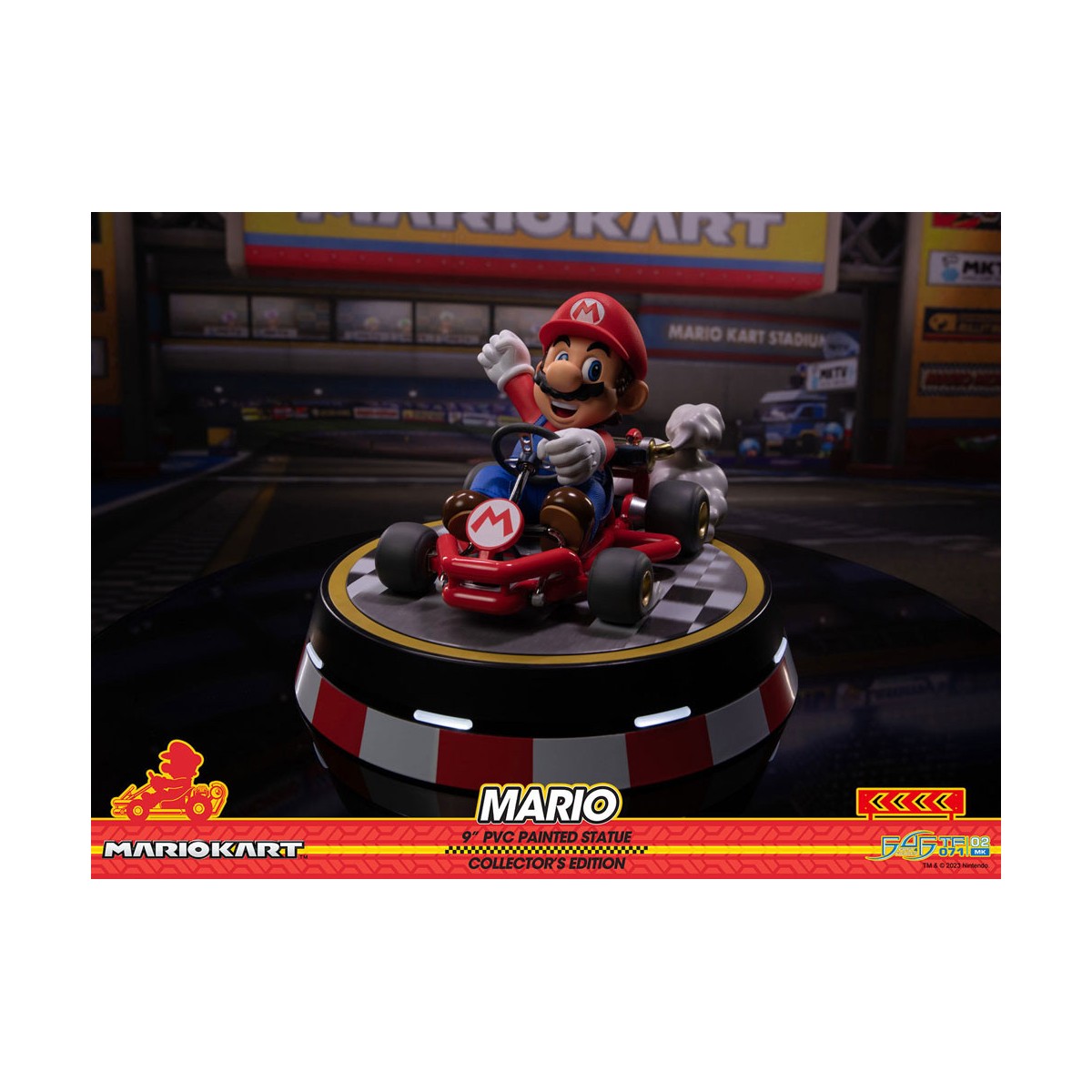 First 4 Figures - Statua in PVC di Mario Kart - MARIO Edizione da Collezione