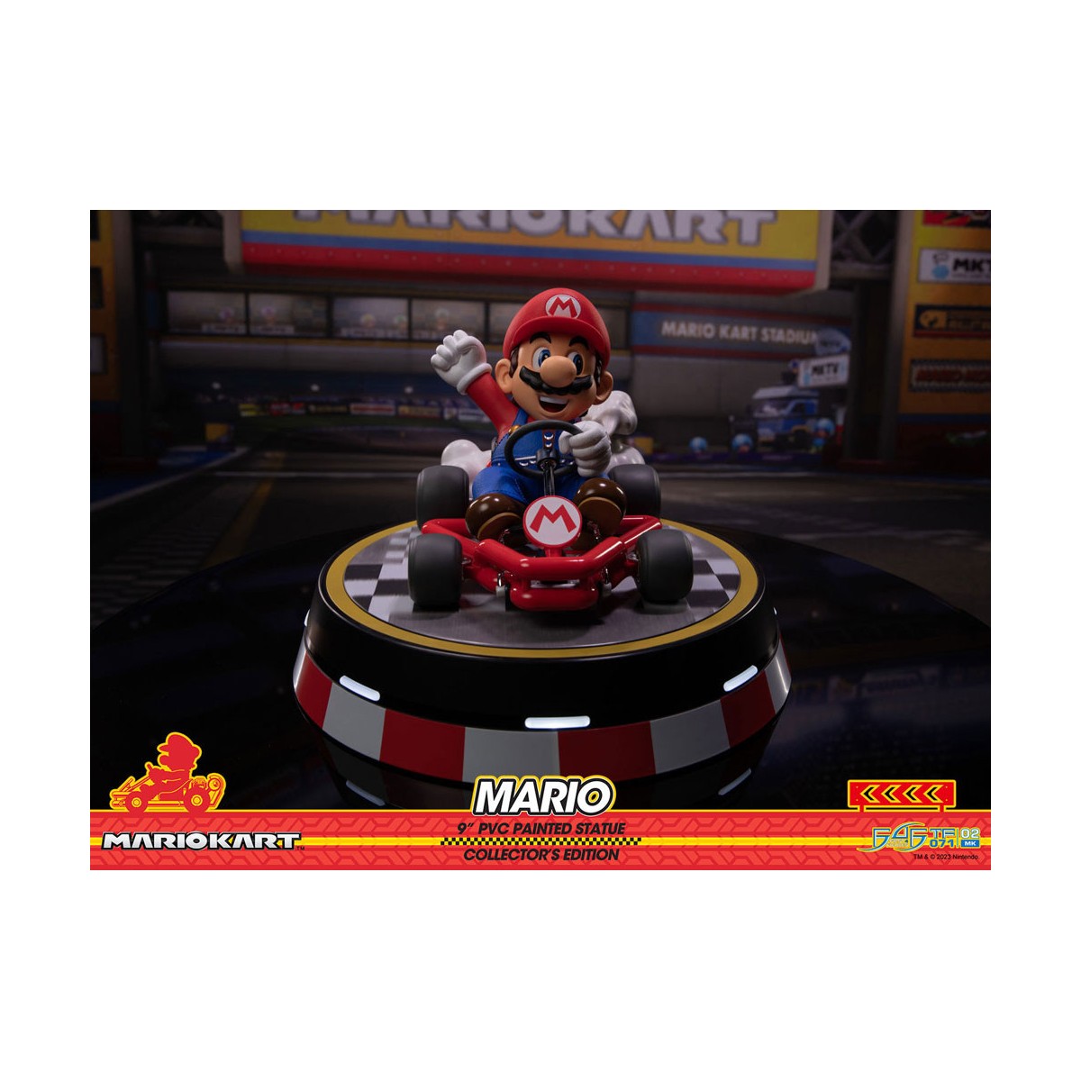 First 4 Figures - Statua in PVC di Mario Kart - MARIO Edizione da Collezione