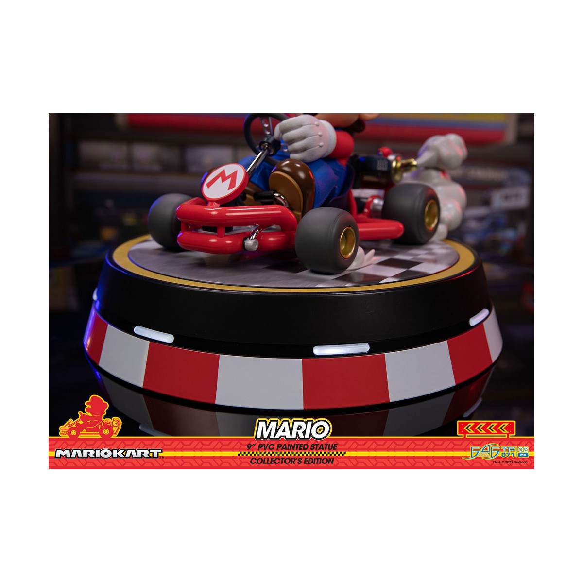 First 4 Figures - Statua in PVC di Mario Kart - MARIO Edizione da Collezione