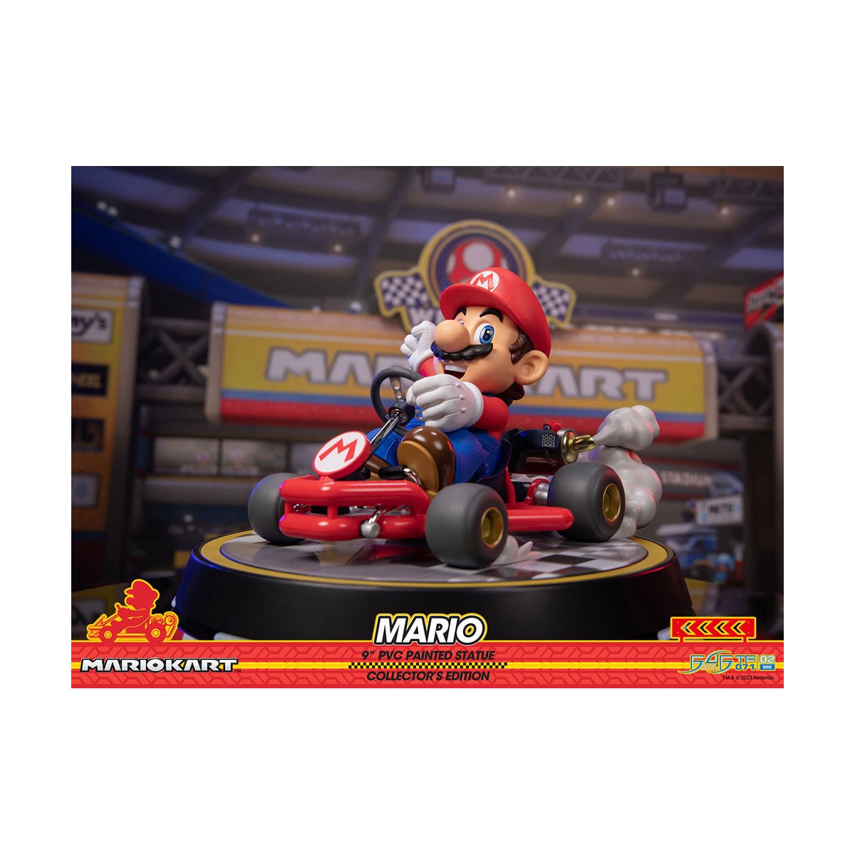 First 4 Figures - Statua in PVC di Mario Kart - MARIO Edizione da Collezione