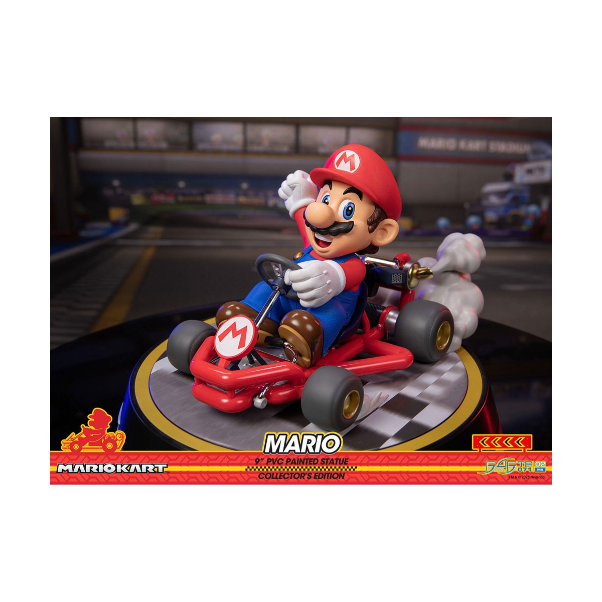 First 4 Figures - Statua in PVC di Mario Kart - MARIO Edizione da Collezione