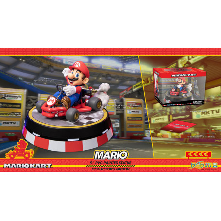 First 4 Figures - Statua in PVC di Mario Kart - MARIO Edizione da Collezione