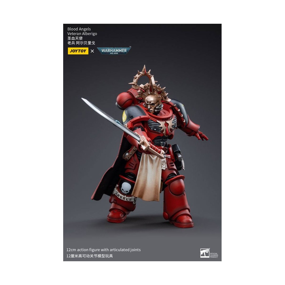 JoyToy Ultramarines - Angeli del Sangue - Alberigo Veterano 1/18 - Warhammer 40K
