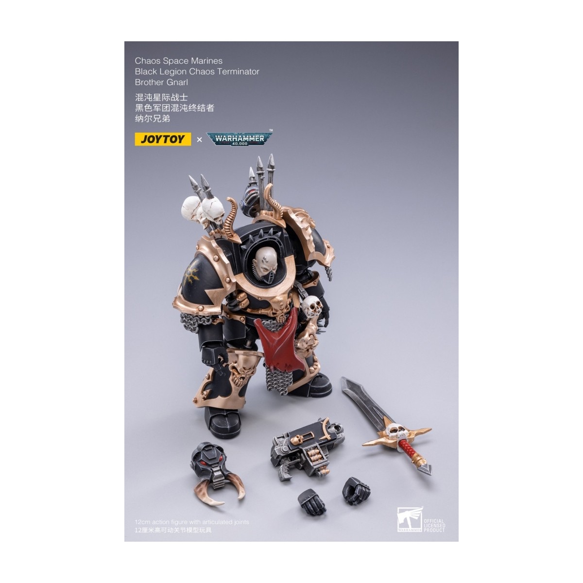 JoyToy Ultramarines - Legione Nera - Fratello Gnarl 1/18 - Warhammer 40K
