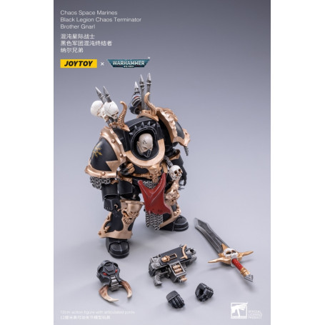 JoyToy Ultramarines - Legione Nera - Fratello Gnarl 1/18 - Warhammer 40K