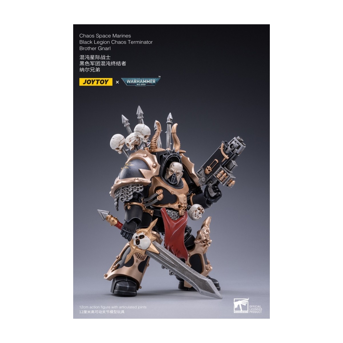 JoyToy Ultramarines - Legione Nera - Fratello Gnarl 1/18 - Warhammer 40K