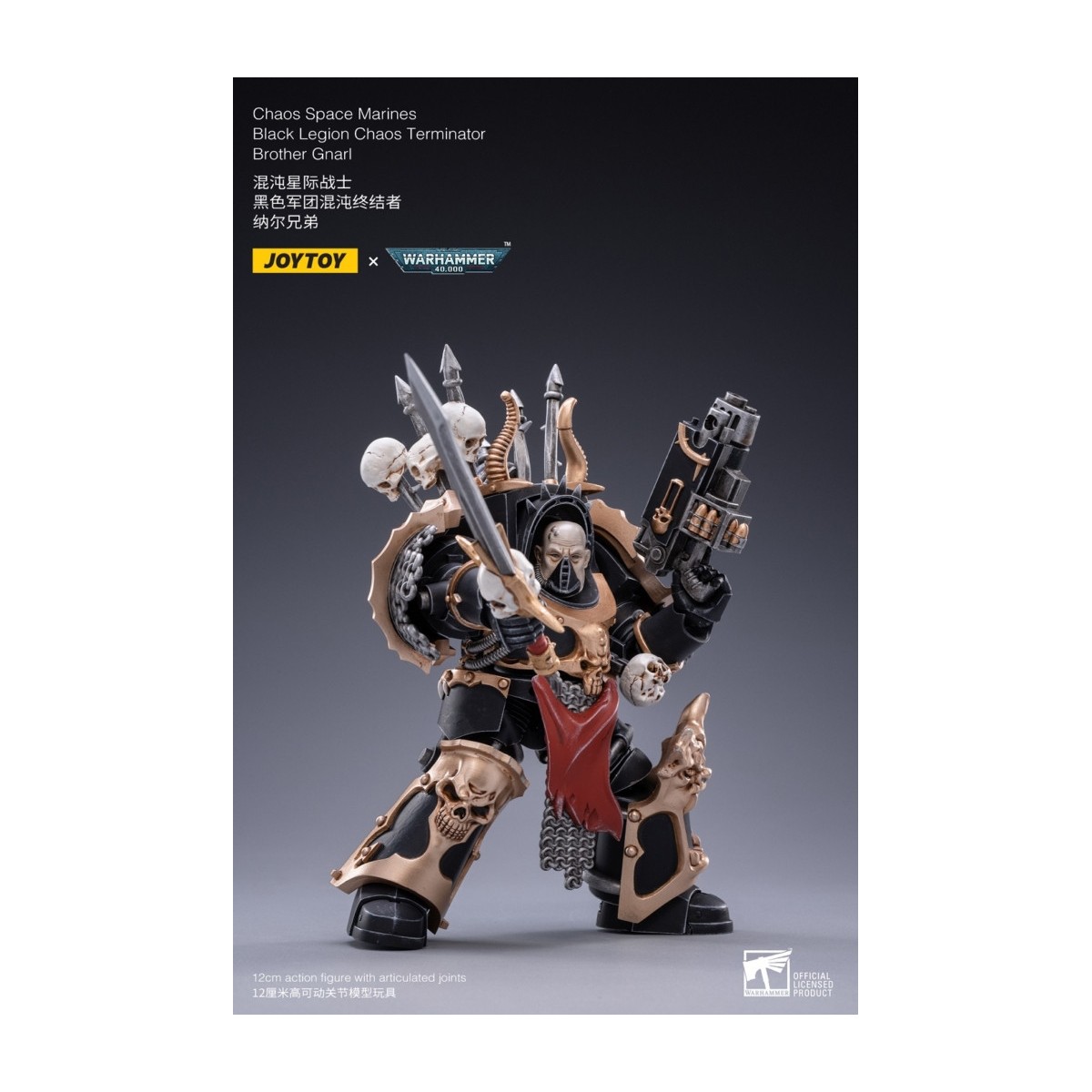 JoyToy Ultramarines - Legione Nera - Fratello Gnarl 1/18 - Warhammer 40K