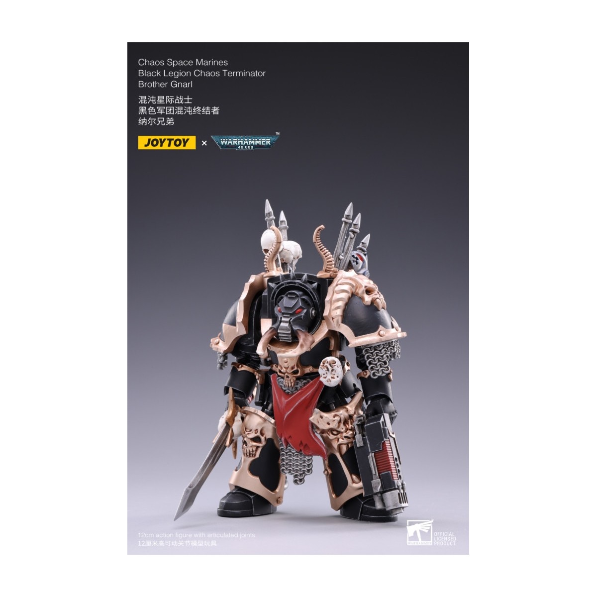JoyToy Ultramarines - Legione Nera - Fratello Gnarl 1/18 - Warhammer 40K