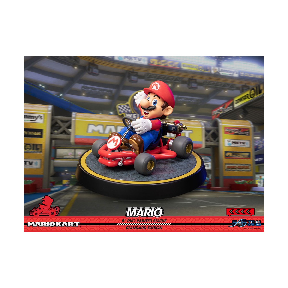 First 4 Figures - Mario Kart - Statua in PVC MARIO Edizione Standard