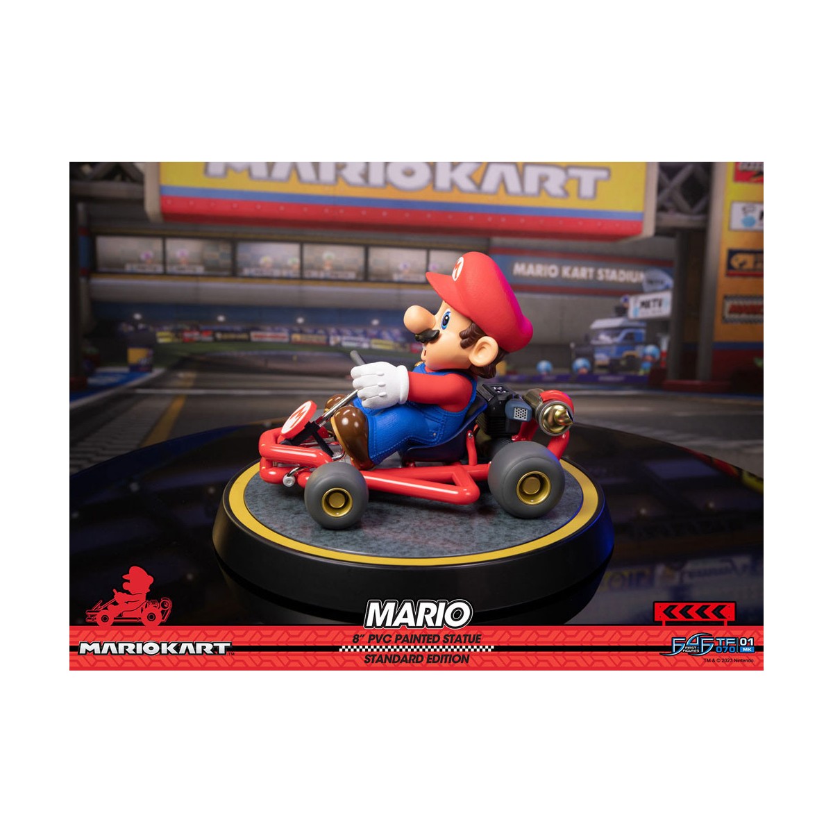 First 4 Figures - Mario Kart - Statua in PVC MARIO Edizione Standard