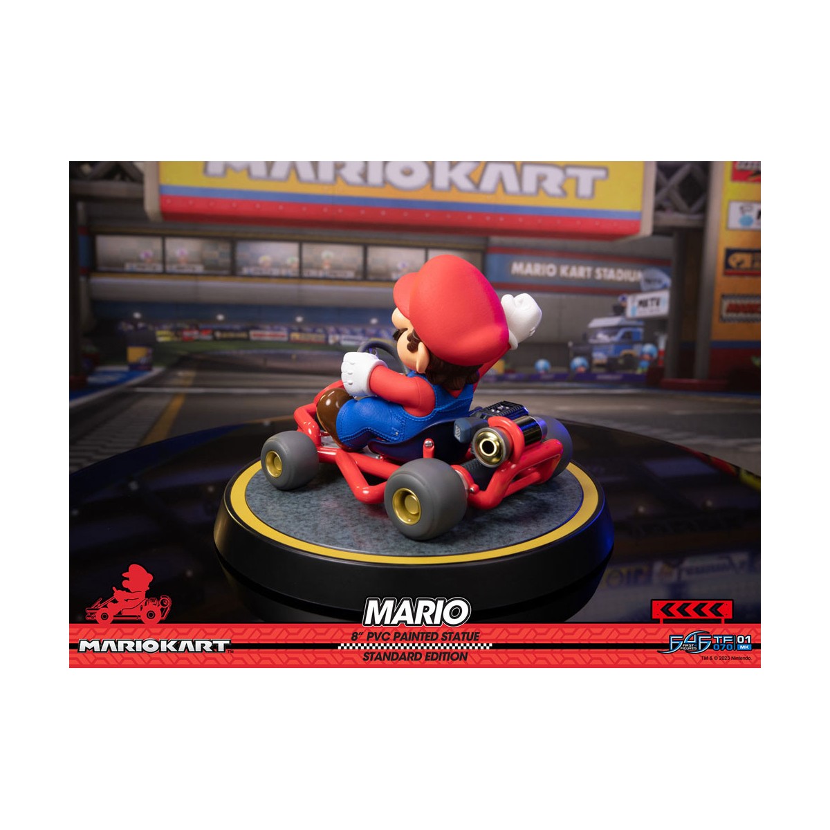 First 4 Figures - Mario Kart - Statua in PVC MARIO Edizione Standard