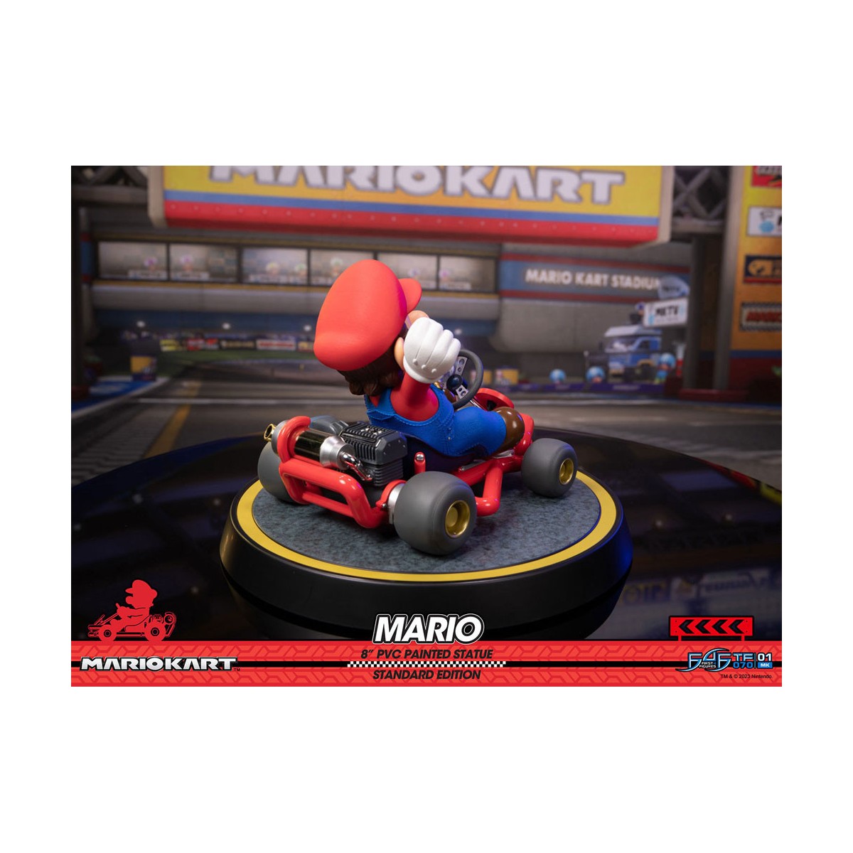 First 4 Figures - Mario Kart - Statua in PVC MARIO Edizione Standard