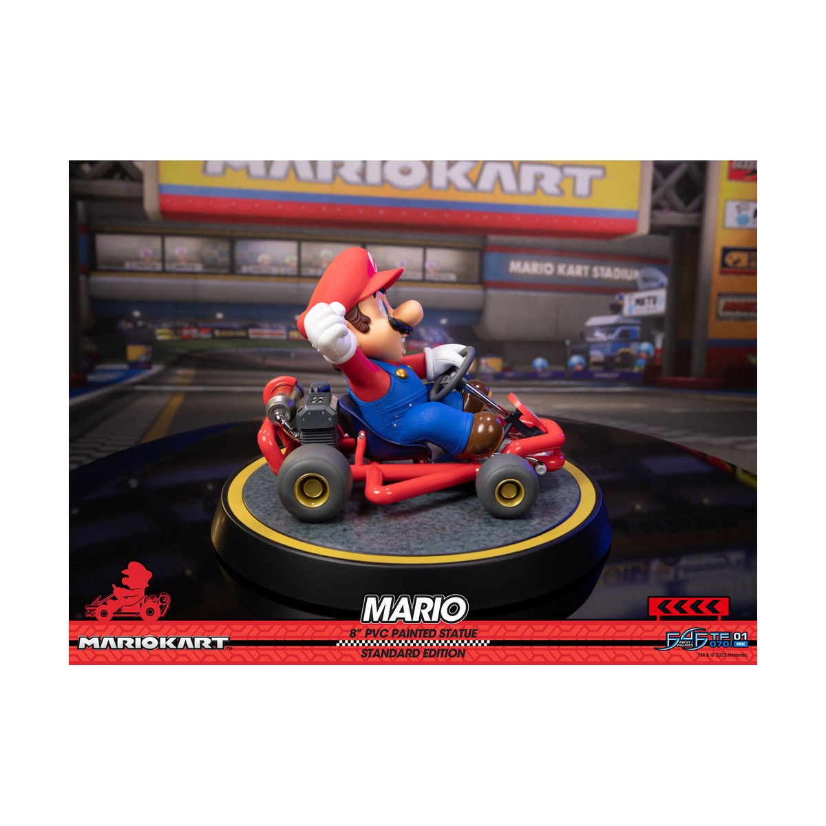 First 4 Figures - Mario Kart - Statua in PVC MARIO Edizione Standard