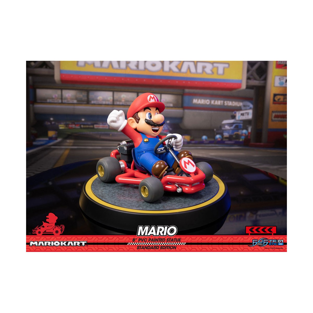 First 4 Figures - Mario Kart - Statua in PVC MARIO Edizione Standard