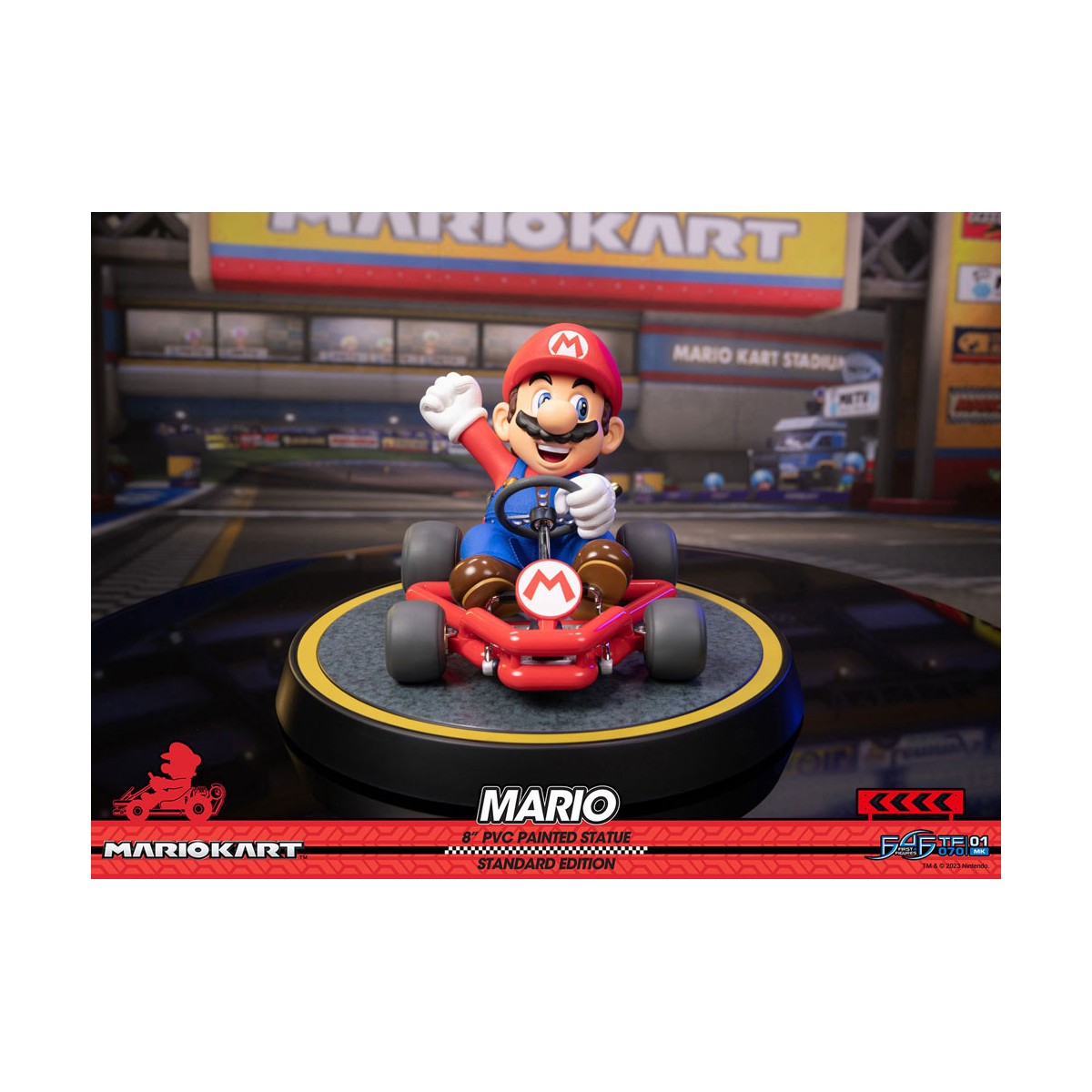 First 4 Figures - Mario Kart - Statua in PVC MARIO Edizione Standard