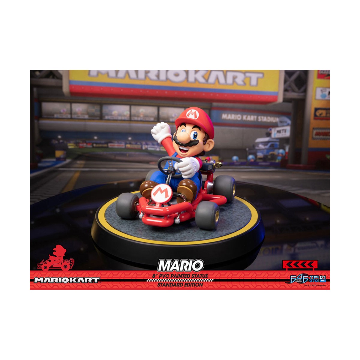 First 4 Figures - Mario Kart - Statua in PVC MARIO Edizione Standard