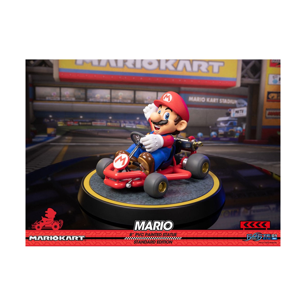 First 4 Figures - Mario Kart - Statua in PVC MARIO Edizione Standard
