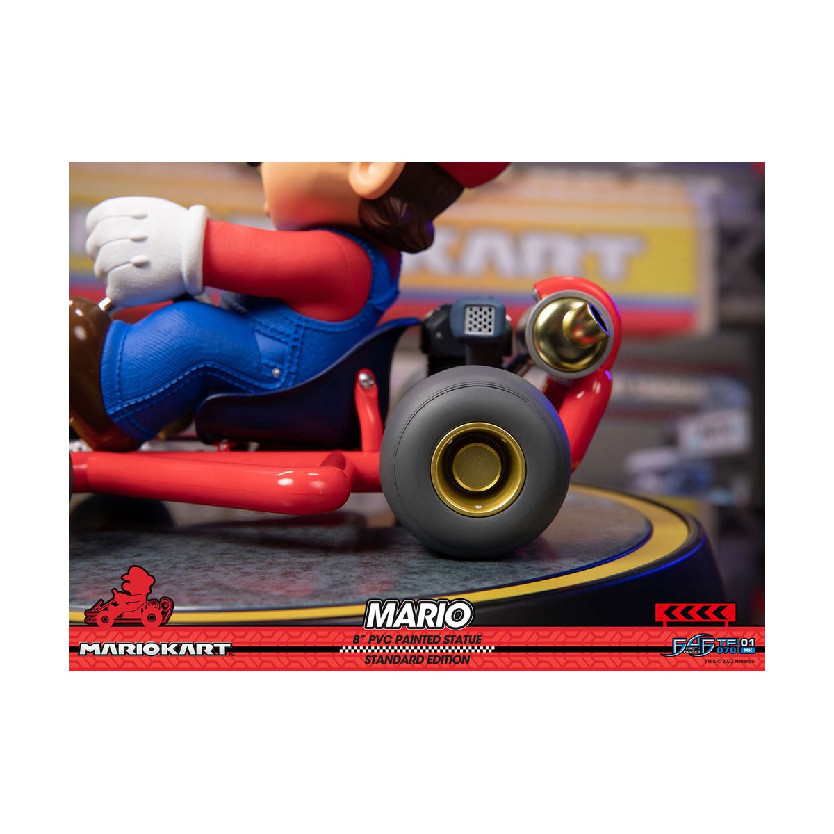First 4 Figures - Mario Kart - Statua in PVC MARIO Edizione Standard