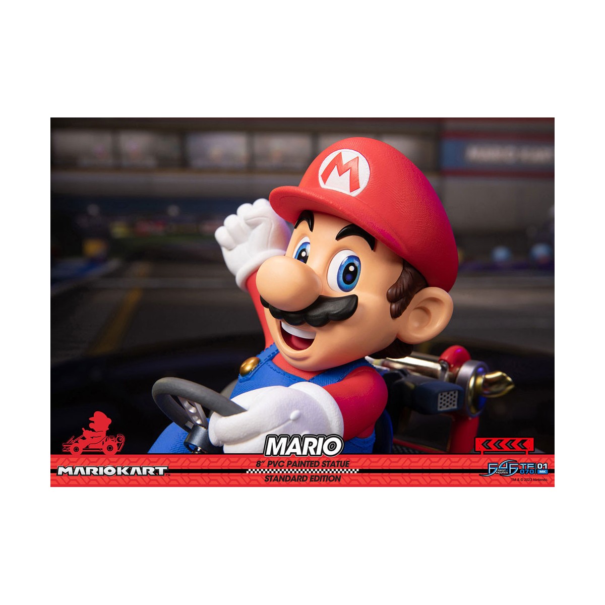 First 4 Figures - Mario Kart - Statua in PVC MARIO Edizione Standard