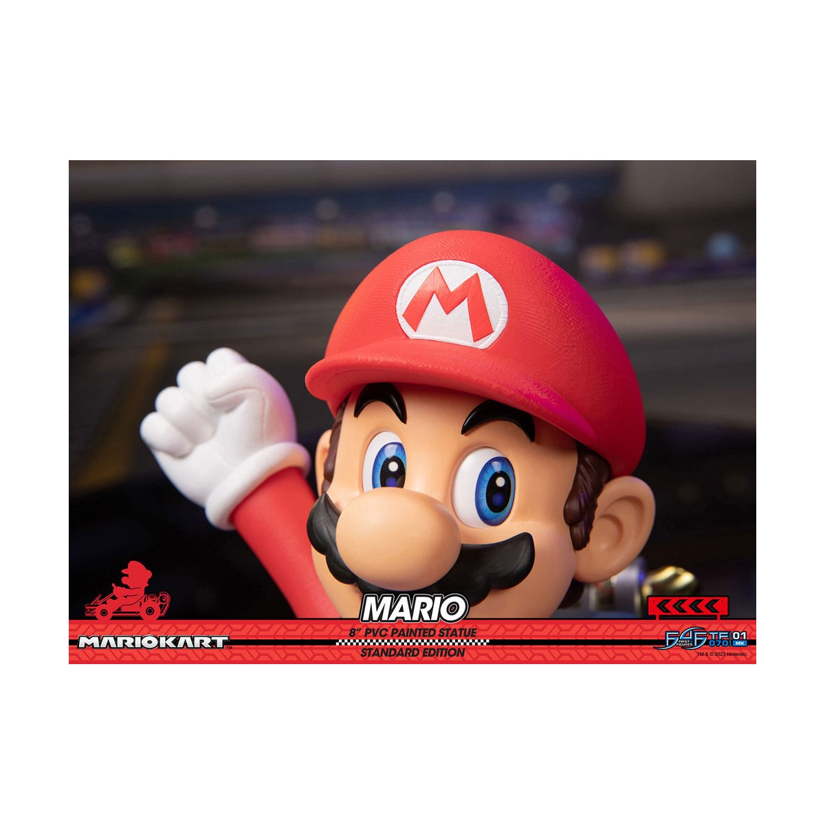 First 4 Figures - Mario Kart - Statua in PVC MARIO Edizione Standard