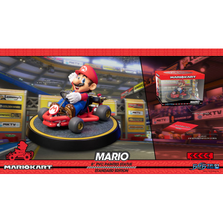 First 4 Figures - Mario Kart - Statua in PVC MARIO Edizione Standard