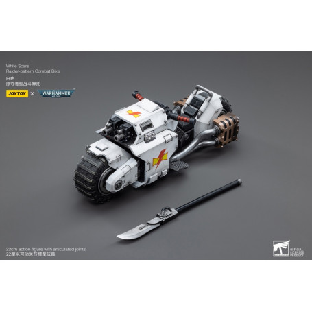 JoyToy Space Marine - White Scars - Moto da combattimento modello Raider 1/18 - Warhammer 40K