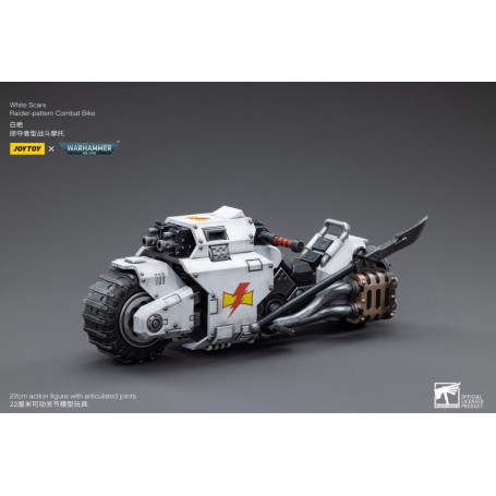 JoyToy Space Marine - White Scars - Moto da combattimento modello Raider 1/18 - Warhammer 40K