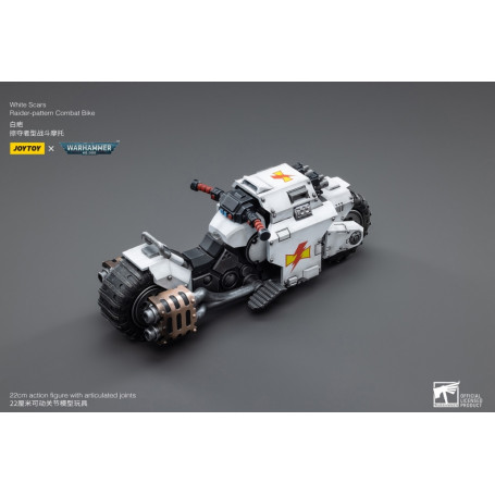 JoyToy Space Marine - White Scars - Moto da combattimento modello Raider 1/18 - Warhammer 40K