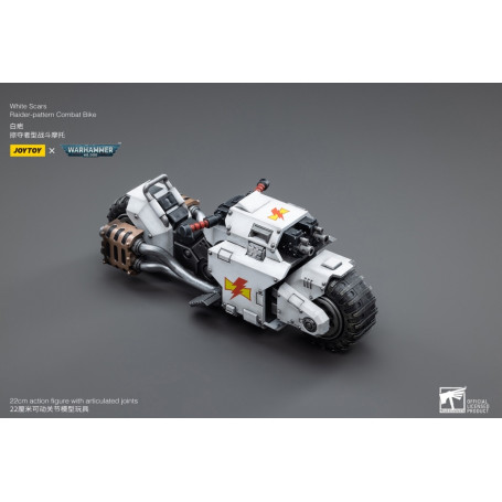 JoyToy Space Marine - White Scars - Moto da combattimento modello Raider 1/18 - Warhammer 40K