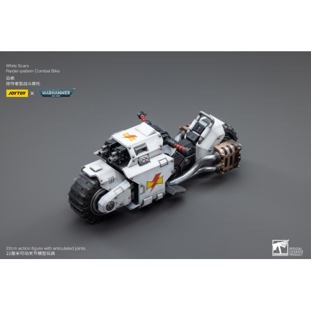 JoyToy Space Marine - White Scars - Moto da combattimento modello Raider 1/18 - Warhammer 40K