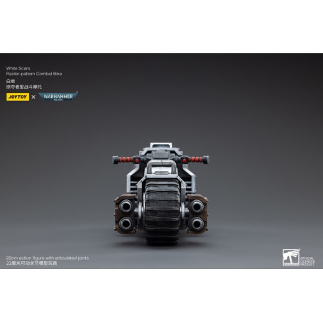 JoyToy Space Marine - White Scars - Moto da combattimento modello Raider 1/18 - Warhammer 40K