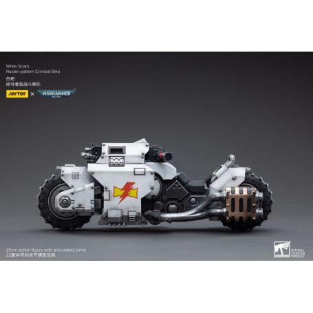 JoyToy Space Marine - White Scars - Moto da combattimento modello Raider 1/18 - Warhammer 40K