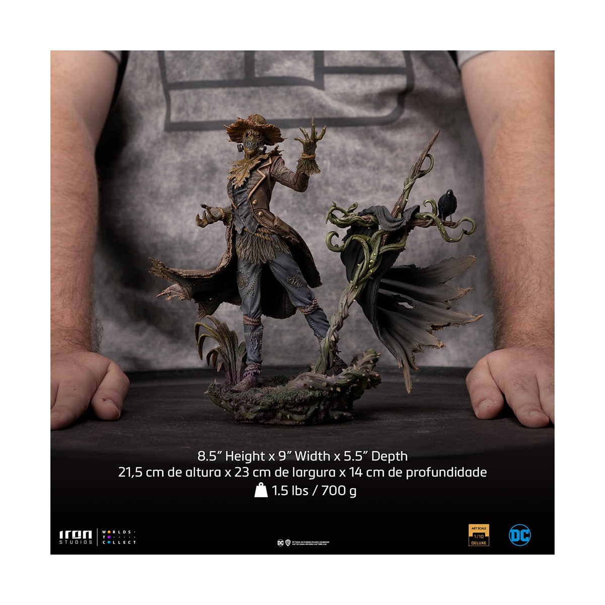 Iron Studios DC Comics - Spaventapasseri Deluxe Art Scale 1/10 CCXP 2022 Esclusivo