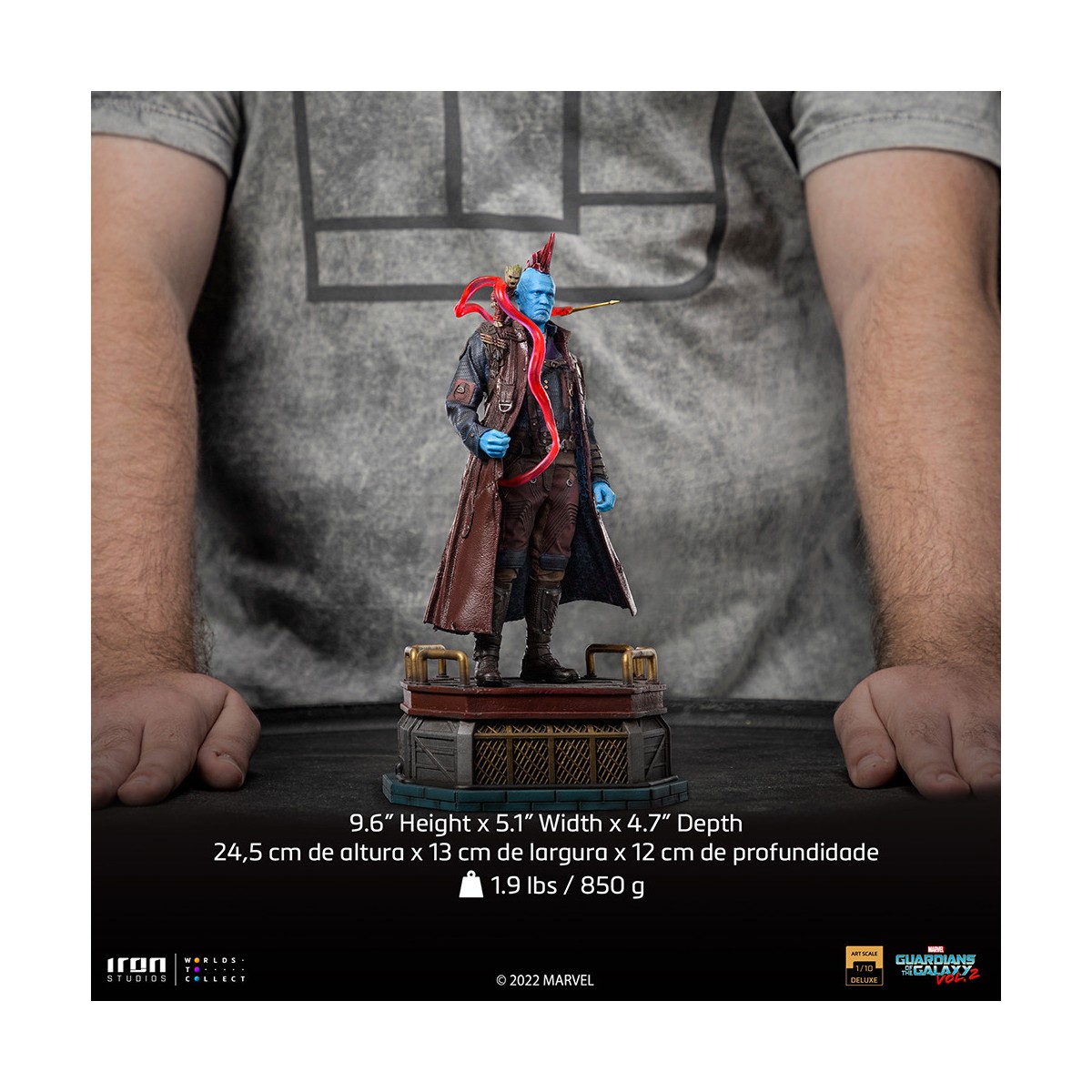 Iron Studios Marvel Comics - Guardiani della Galassia 2 - Yondu & Groot X 1/10 CCXP 2022 Esclusivo