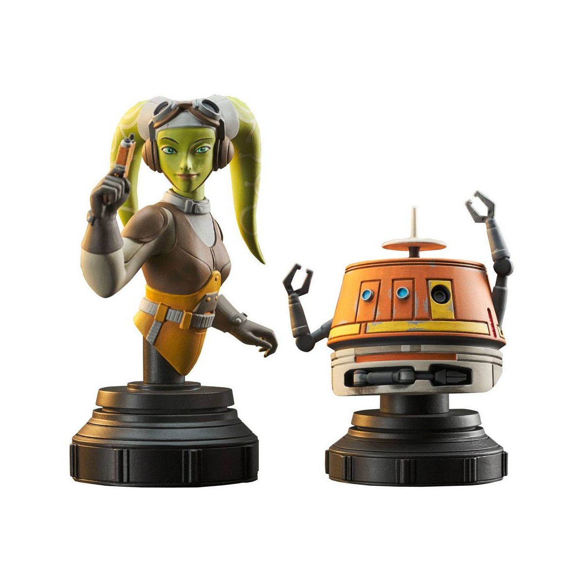 Gentle Giant - Hera & Chopper - Confezione 2 busti 1/6 Star Wars: Rebels