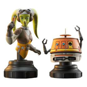 Gentle Giant - Hera & Chopper - Confezione 2 busti 1/6 Star Wars: Rebels
