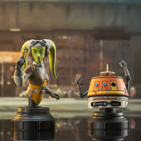 Gentle Giant - Hera & Chopper - Confezione 2 busti 1/6 Star Wars: Rebels